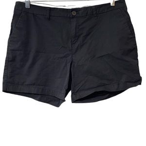 OLD NAVY Twill Everyday Short Pockets Casual Navy Size 14 5.5” inseam